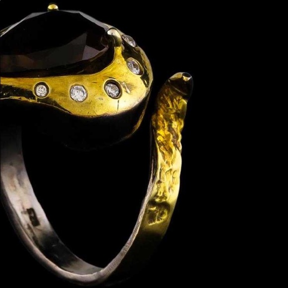 Crystals and Smokey Topaz Sterling Silver - Picture 7 of 7